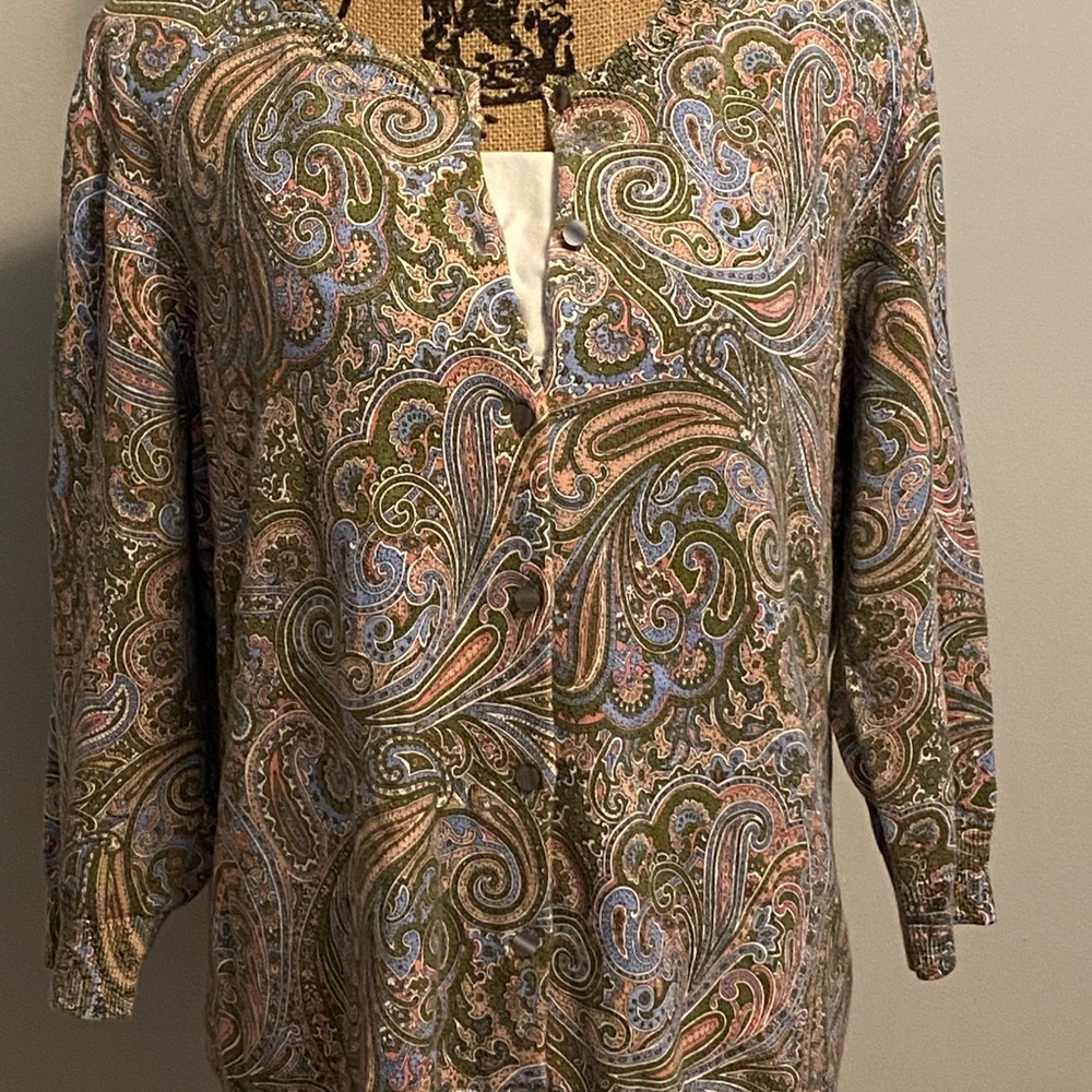 Great CONDITION- Paisley Cardigan